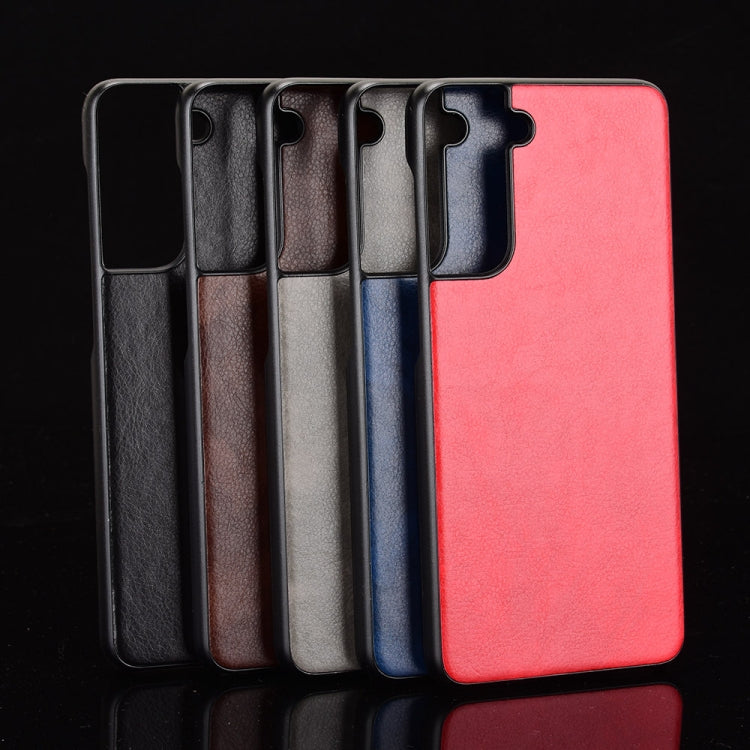For Samsung Galaxy S21 5G Shockproof Litchi Texture PC + PU Case