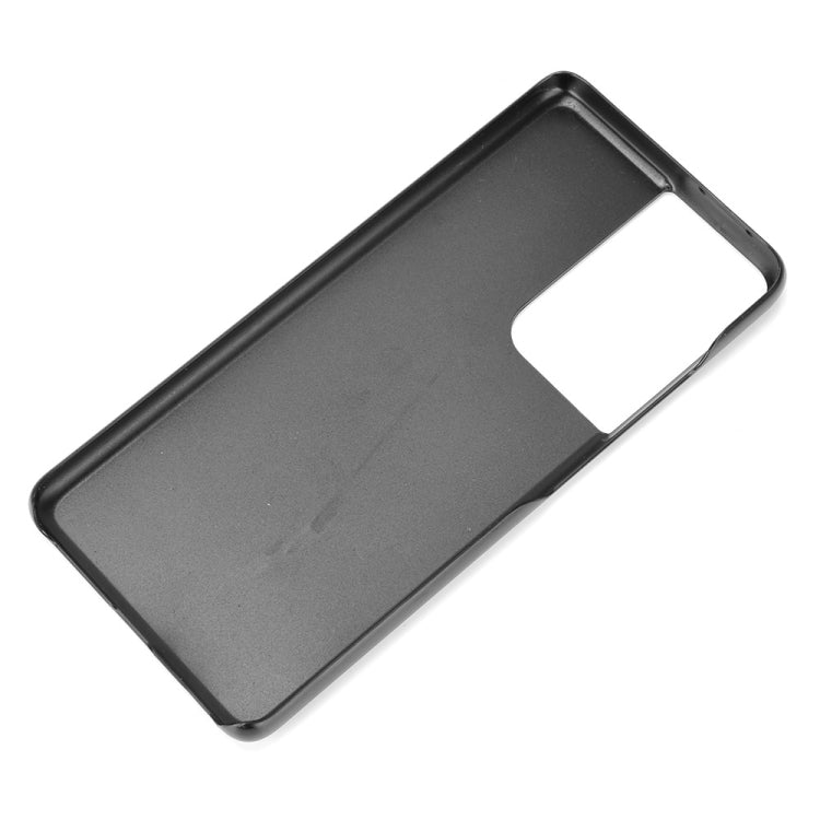 For Samsung Galaxy S21 Ultra 5G Shockproof Litchi Texture PC + PU Case