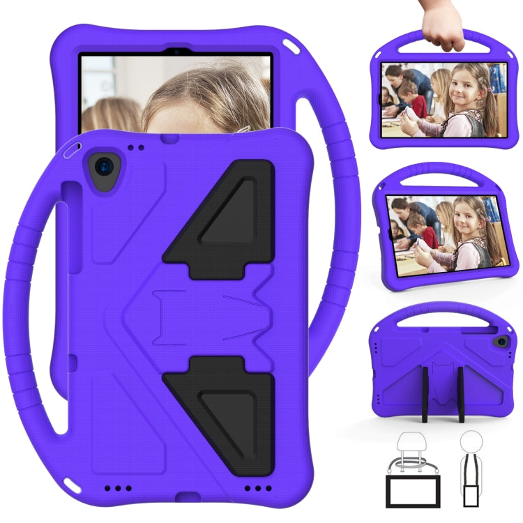 For Samsung Galaxy Tab A 10.1 (2019) T510 EVA Flat Anti Falling Protective Case Shell with Holder