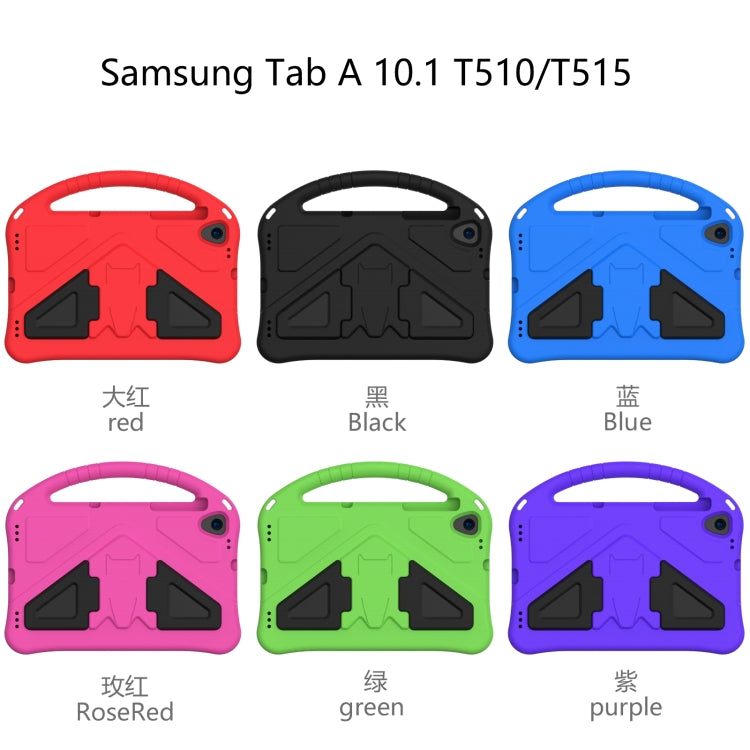 For Samsung Galaxy Tab A 10.1 (2019) T510 EVA Flat Anti Falling Protective Case Shell with Holder