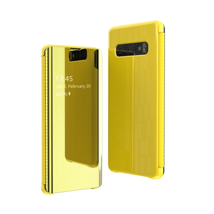 Mirror Plated Ultra-Thin Mobile Phone Smart Protective Case For Samsung S10 Plus Flip-Free Smart Answering Phone