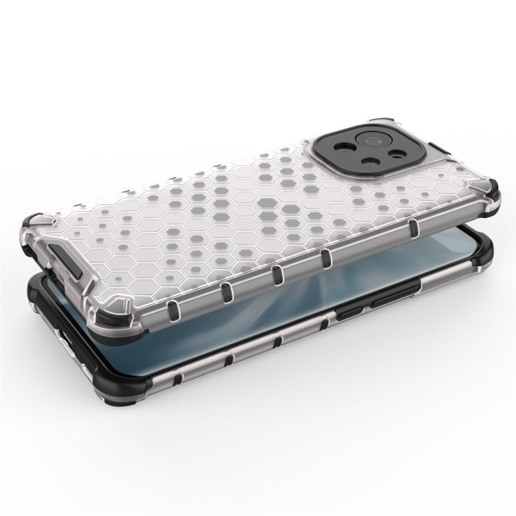 For Xiaomi Mi 11 Shockproof Honeycomb PC + TPU Case(Green)