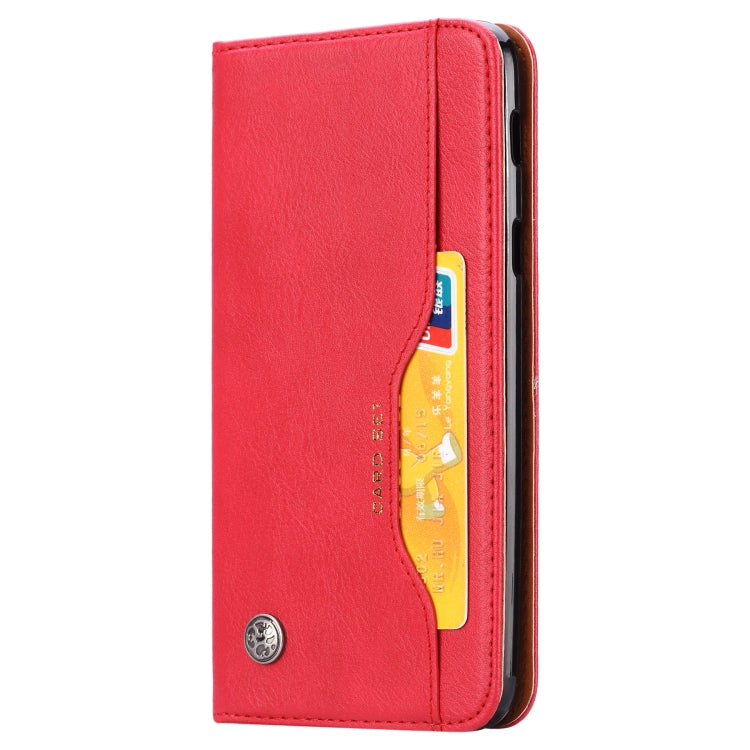 Knead Skin Texture Horizontal Flip Leather Case for Galaxy A6 Plus 2018, with Photo Frame & Holder & Card Slots & Wallet