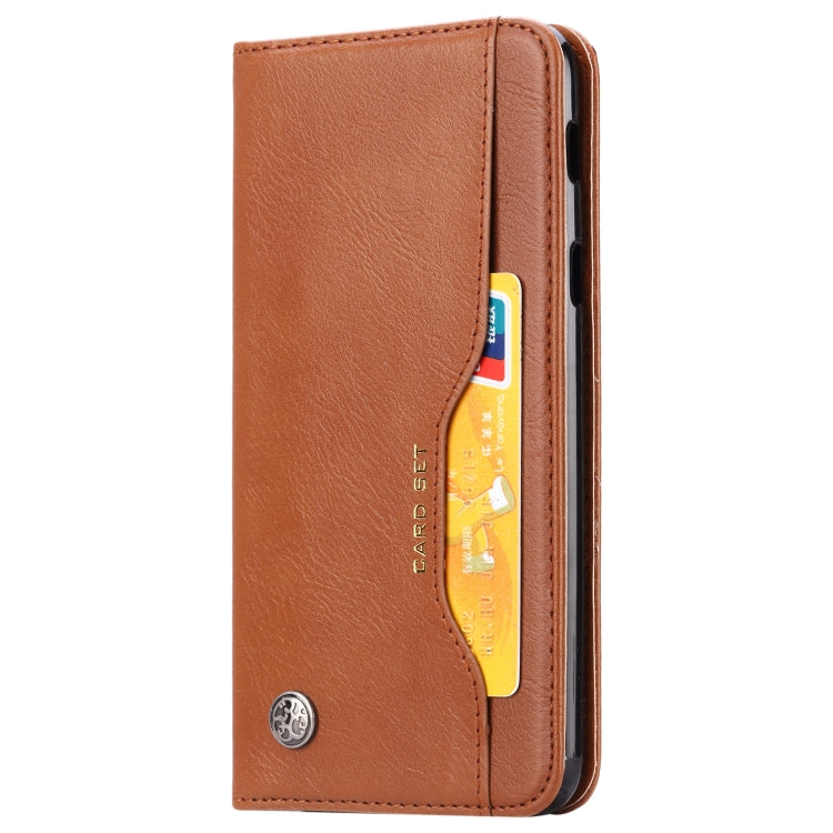 Knead Skin Texture Horizontal Flip Leather Case for Galaxy A6 Plus 2018, with Photo Frame & Holder & Card Slots & Wallet