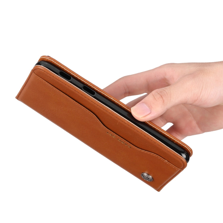 Knead Skin Texture Horizontal Flip Leather Case for Galaxy A6 Plus 2018, with Photo Frame & Holder & Card Slots & Wallet