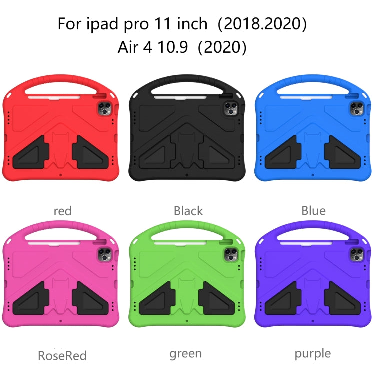 For iPad Pro 11ï¼ˆ2020&2018) EVA Flat Anti Falling Protective Tablet Case Shell with Holder