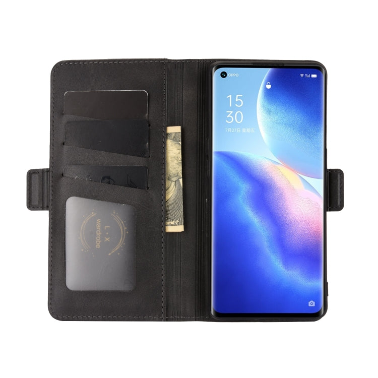 For OPPO Reno 5 Pro 5G Dual-side Magnetic Buckle Horizontal Flip Leather Case with Holder & Card Slots & Wallet