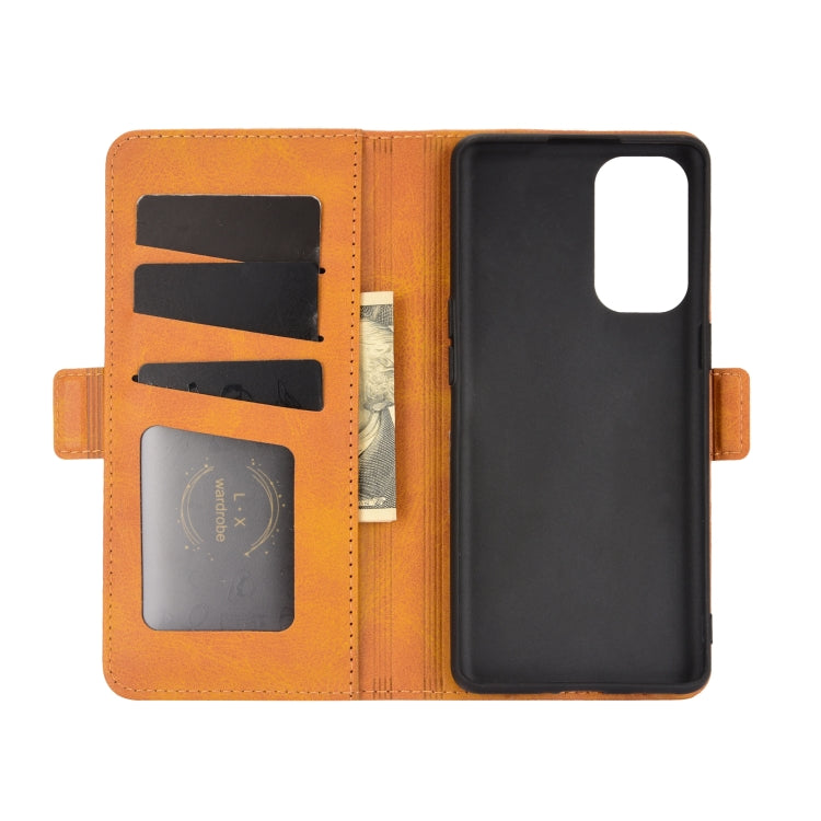 For OPPO Reno 5 Pro 5G Dual-side Magnetic Buckle Horizontal Flip Leather Case with Holder & Card Slots & Wallet