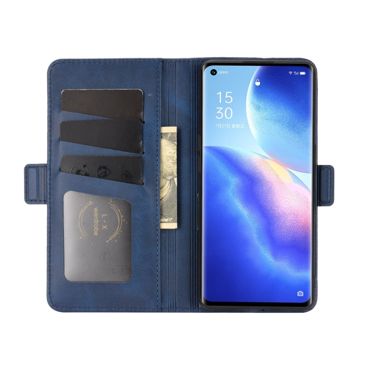 For OPPO Reno 5 Pro 5G Dual-side Magnetic Buckle Horizontal Flip Leather Case with Holder & Card Slots & Wallet