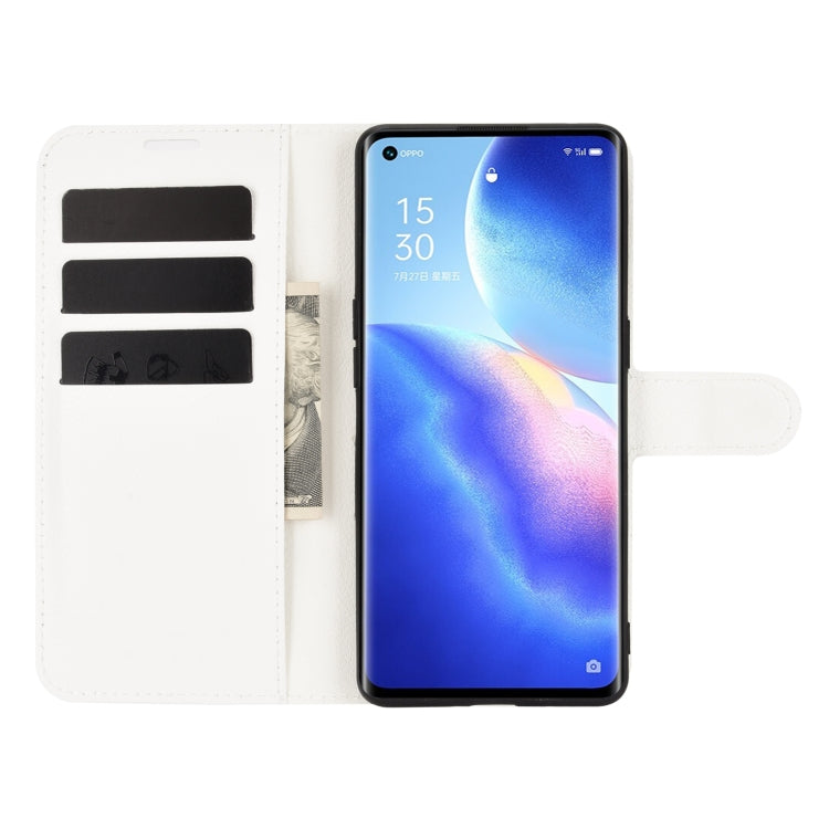 For OPPO Reno5 Pro 5G Litchi Texture Horizontal Flip Protective Case with Holder & Card Slots & Wallet