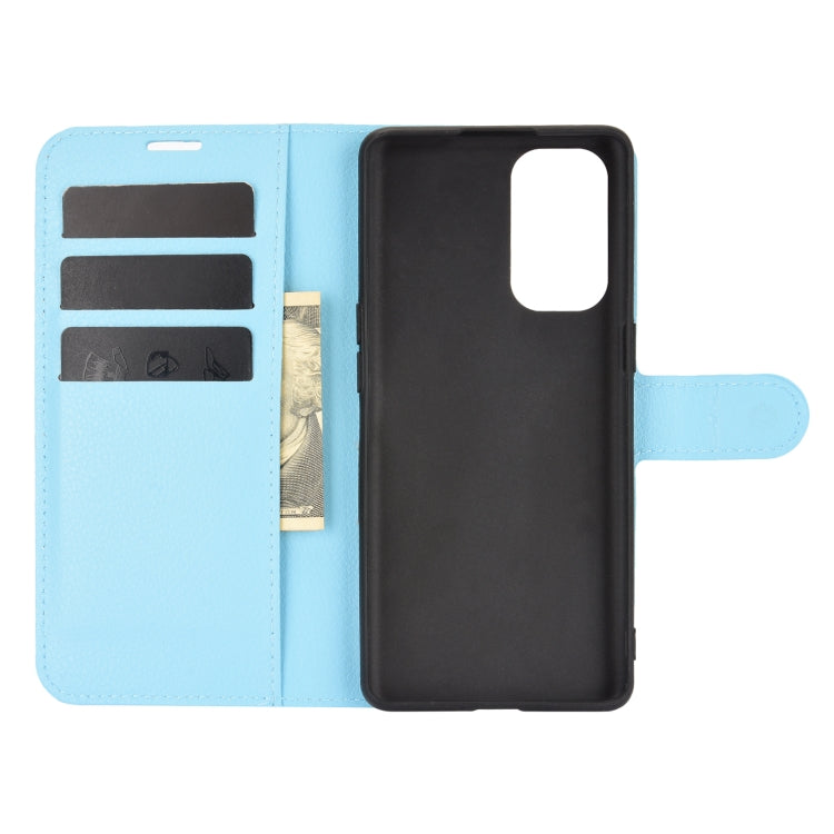 For OPPO Reno5 Pro 5G Litchi Texture Horizontal Flip Protective Case with Holder & Card Slots & Wallet
