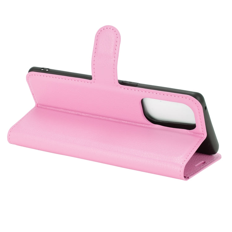 For OPPO Reno5 Pro 5G Litchi Texture Horizontal Flip Protective Case with Holder & Card Slots & Wallet