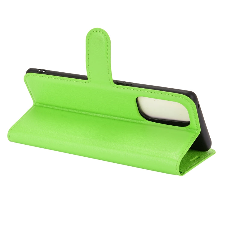 For OPPO Reno5 Pro 5G Litchi Texture Horizontal Flip Protective Case with Holder & Card Slots & Wallet