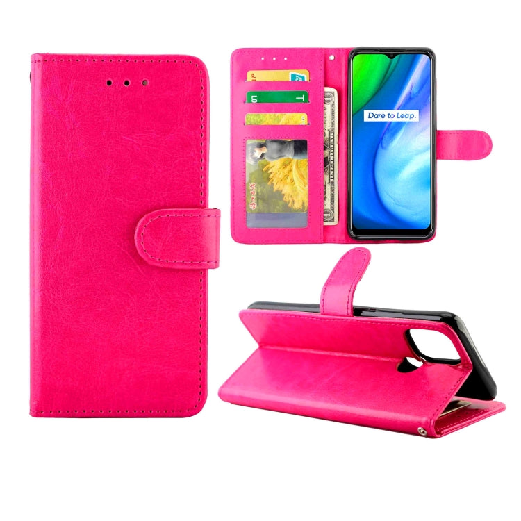 For OPPO Realme V3 Crazy Horse Texture Leather Horizontal Flip Protective Case with Holder & Card Slots & Wallet & Photo Frame
