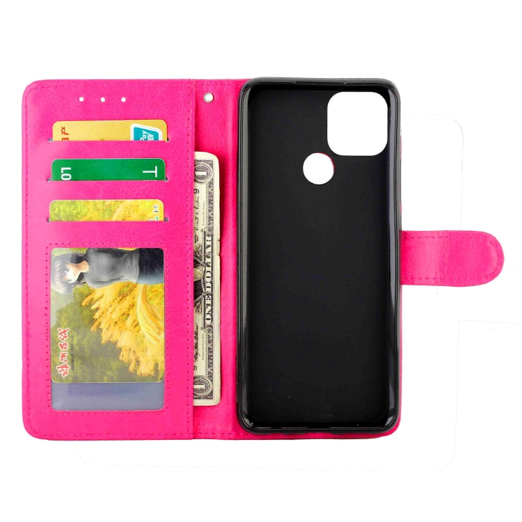 For OPPO Realme V3 Crazy Horse Texture Leather Horizontal Flip Protective Case with Holder & Card Slots & Wallet & Photo Frame