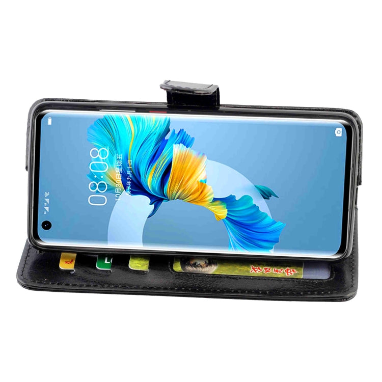 For Huawei Mate 40 Crazy Horse Texture Leather Horizontal Flip Protective Case with Holder & Card Slots & Wallet & Photo Frame