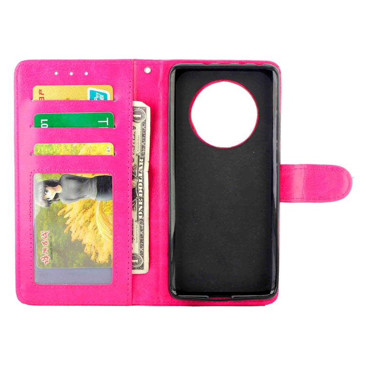 For Huawei Mate 40 Crazy Horse Texture Leather Horizontal Flip Protective Case with Holder & Card Slots & Wallet & Photo Frame