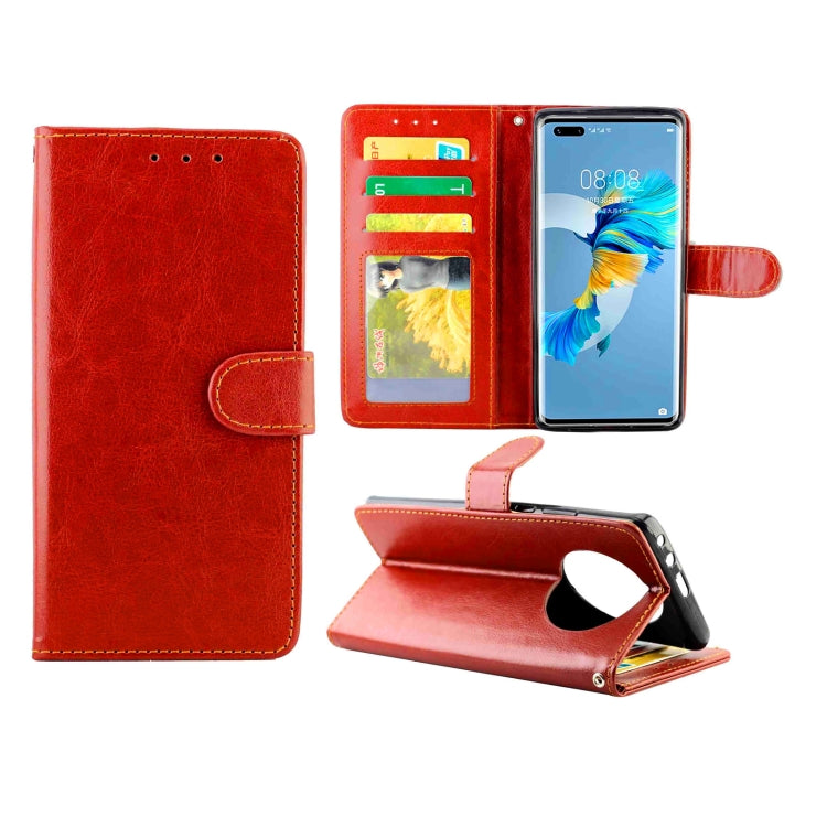 For Huawei Mate40 Pro/Mate40 Pro+ Crazy Horse Texture Leather Horizontal Flip Protective Case with Holder & Card Slots & Wallet & Photo Frame