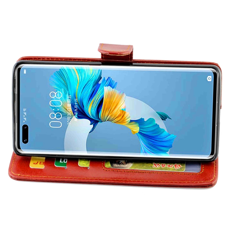 For Huawei Mate40 Pro/Mate40 Pro+ Crazy Horse Texture Leather Horizontal Flip Protective Case with Holder & Card Slots & Wallet & Photo Frame