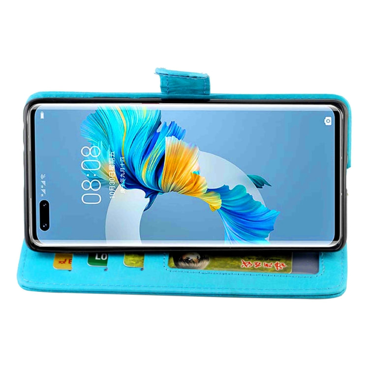 For Huawei Mate40 Pro/Mate40 Pro+ Crazy Horse Texture Leather Horizontal Flip Protective Case with Holder & Card Slots & Wallet & Photo Frame