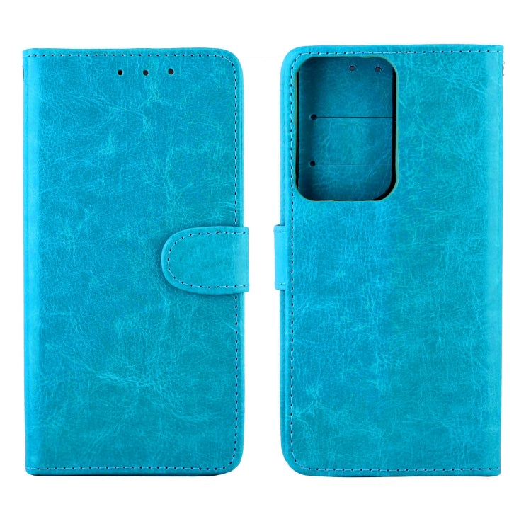 For Samsung Galaxy S21 Ultra 5G Crazy Horse Texture Leather Horizontal Flip Protective Case with Holder & Card Slots & Wallet & Photo Frame