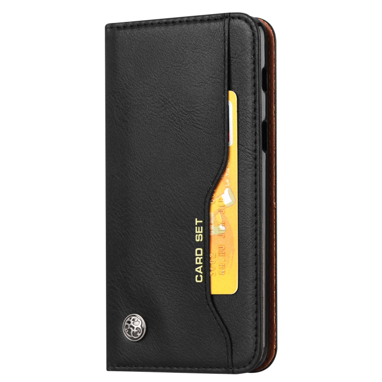 Knead Skin Texture Horizontal Flip Leather Case for Galaxy J8 2018, with Photo Frame & Holder & Card Slots & Wallet