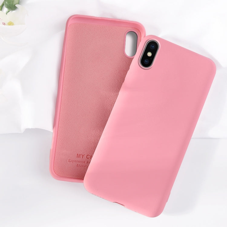 For iPhone X / XS Ultra-thin Liquid Silicone All-inclusive Phone Case