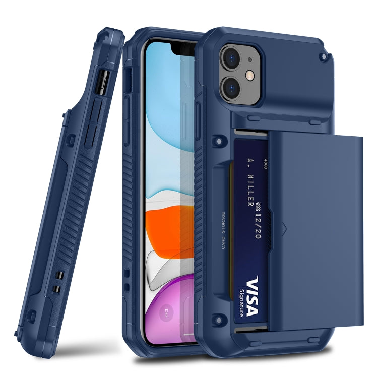 For iPhone 11 Pro PC+TPU Shockproof Armor Protective Casewith Card Slot