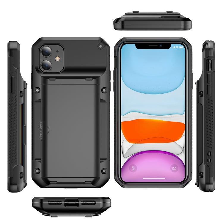 For iPhone 11 Pro PC+TPU Shockproof Armor Protective Casewith Card Slot