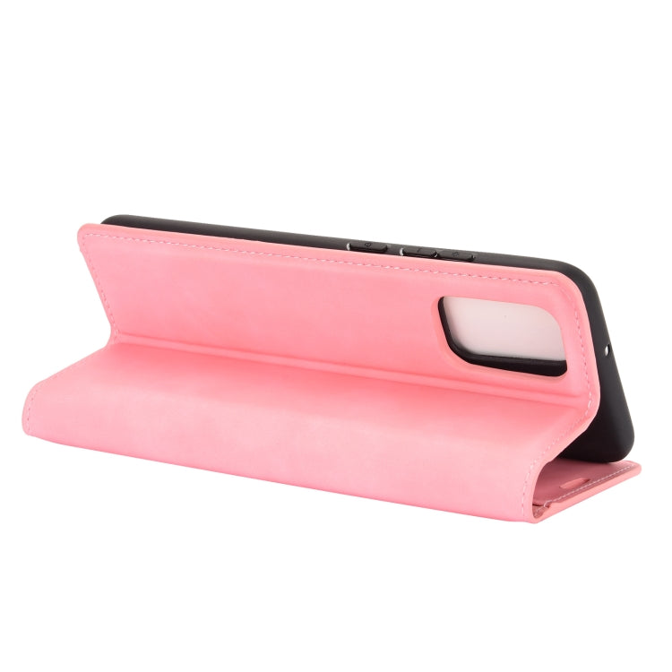 For Samsung Galaxy A02s (US Version) / M02s Retro-skin Business Magnetic Suction Leather Case with Holder & Card Slots & Wallet