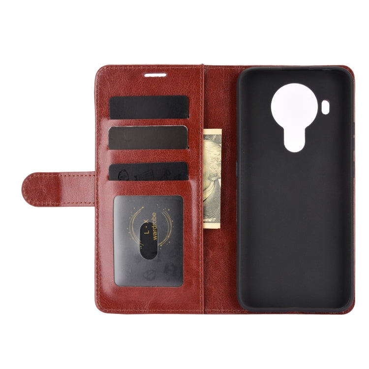 For Nokia 5.4 R64 Texture Single Horizontal Flip Protective Case with Holder & Card Slots & Wallet& Photo Frame