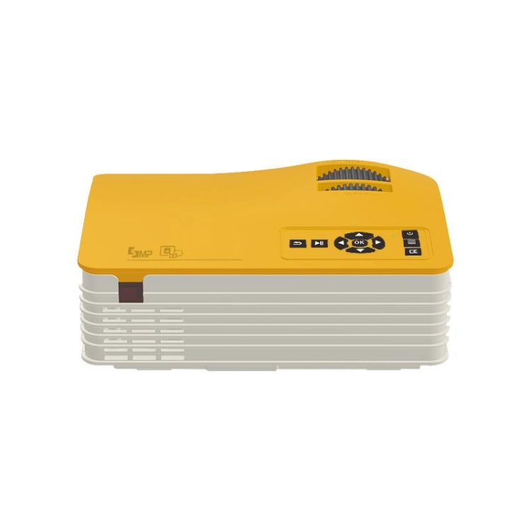 UC38D 1080P Mini Portable Children Mobile Phone with Screen Projector, Power Plug:EU Plug