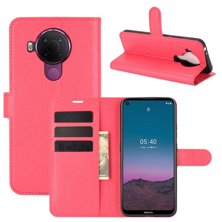 For Nokia 5.4 Litchi Texture Horizontal Flip Protective Case with Holder & Card Slots & Wallet