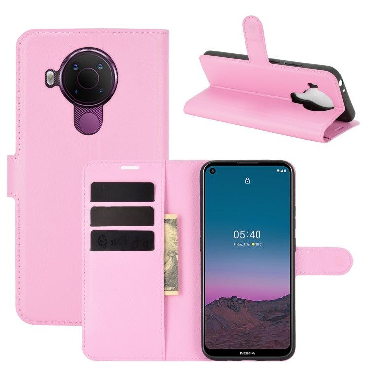 For Nokia 5.4 Litchi Texture Horizontal Flip Protective Case with Holder & Card Slots & Wallet