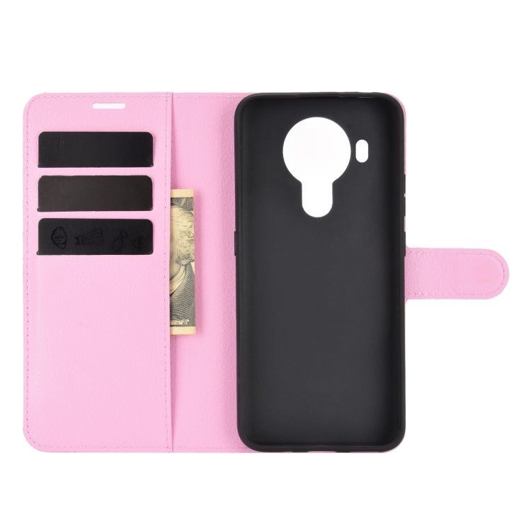 For Nokia 5.4 Litchi Texture Horizontal Flip Protective Case with Holder & Card Slots & Wallet