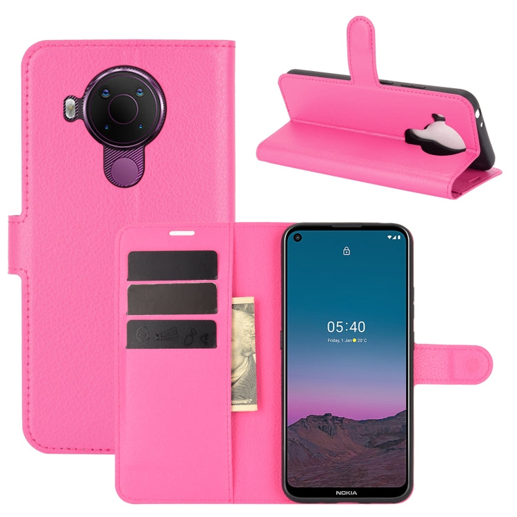 For Nokia 5.4 Litchi Texture Horizontal Flip Protective Case with Holder & Card Slots & Wallet