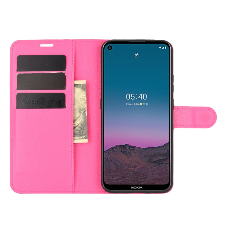 For Nokia 5.4 Litchi Texture Horizontal Flip Protective Case with Holder & Card Slots & Wallet