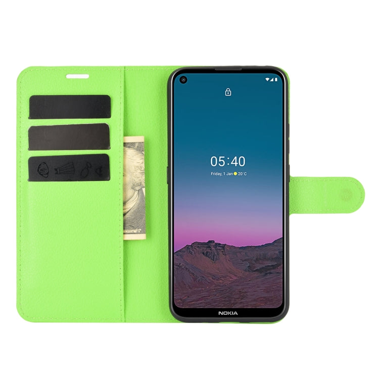 For Nokia 5.4 Litchi Texture Horizontal Flip Protective Case with Holder & Card Slots & Wallet