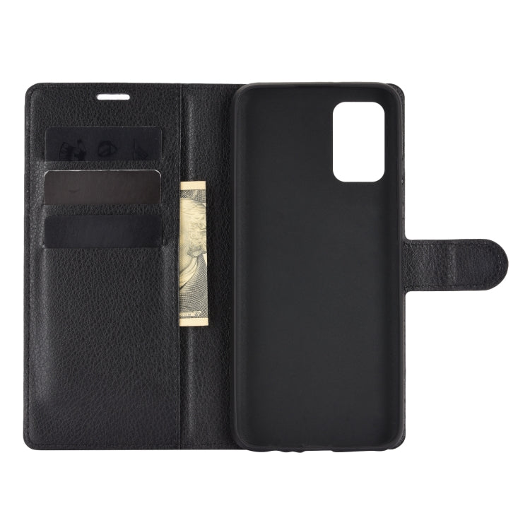 For Samsung Galaxy A02s (US Version) / M02s Litchi Texture Horizontal Flip Protective Case with Holder & Card Slots & Wallet