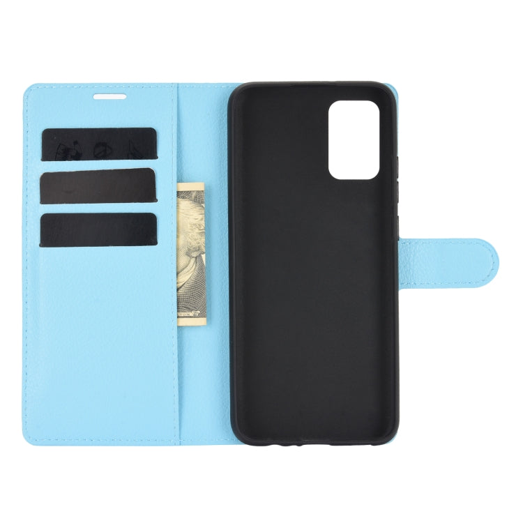 For Samsung Galaxy A02s (US Version) / M02s Litchi Texture Horizontal Flip Protective Case with Holder & Card Slots & Wallet