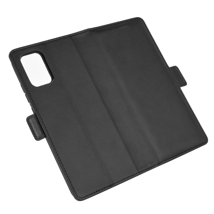 For Samsung Galaxy A02s (US Version) / M02s Dual-side Magnetic Buckle Horizontal Flip Leather Case with Holder & Card Slots & Wallet
