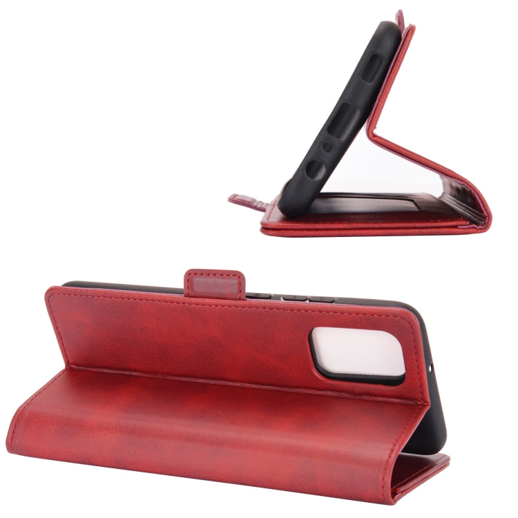 For Samsung Galaxy A02s (US Version) / M02s Dual-side Magnetic Buckle Horizontal Flip Leather Case with Holder & Card Slots & Wallet