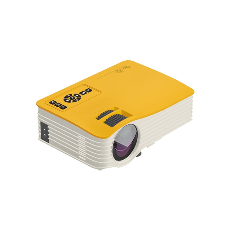 UC38DH 1080P LCD Mini Portable Phone with Screen Projector, Power Plug:US Plug