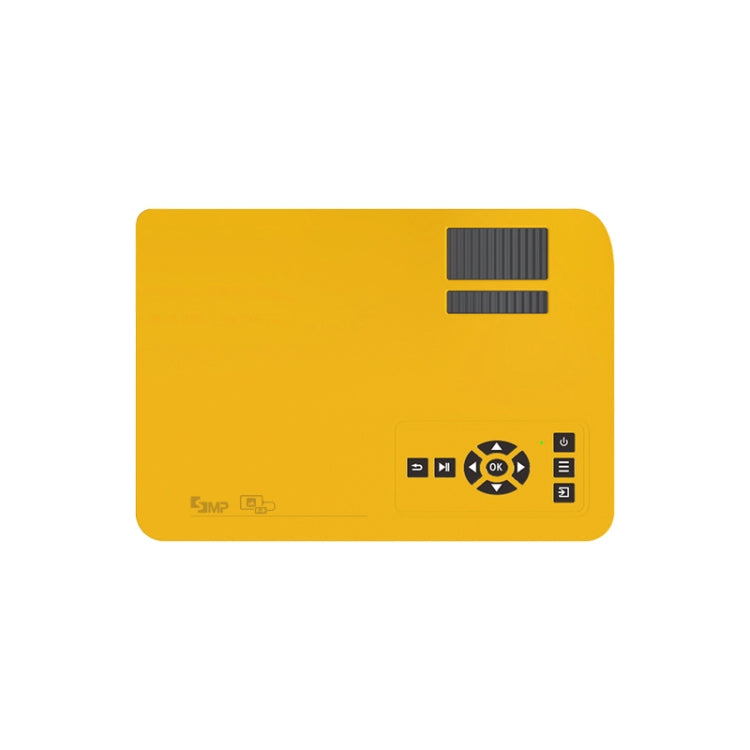 UC38DH 1080P LCD Mini Portable Phone with Screen Projector, Power Plug:US Plug