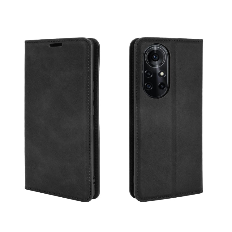 For Huawei nova 8 Pro 5G Retro-skin Business Magnetic Suction Leather Case with Holder & Card Slots & Wallet