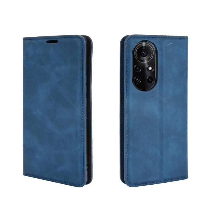 For Huawei nova 8 Pro 5G Retro-skin Business Magnetic Suction Leather Case with Holder & Card Slots & Wallet