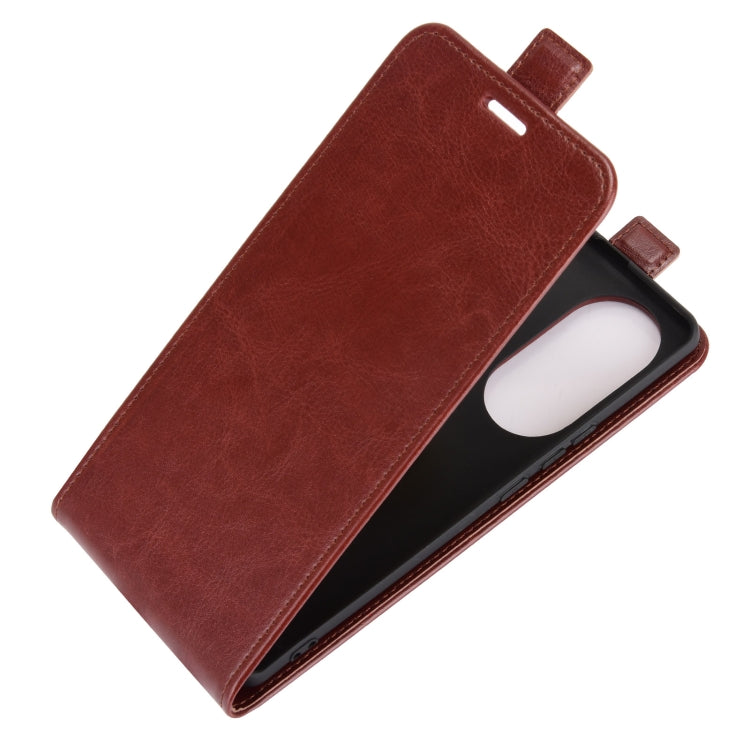 For Huawei nova 8 Pro 5G R64 Texture Single Vertical Flip Leather Protective Case with Card Slots & Photo Frame