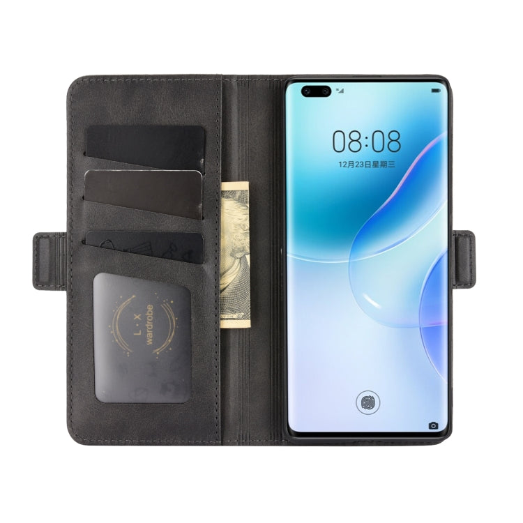 For Huawei nova 8 Pro 5G Dual-side Magnetic Buckle Horizontal Flip Leather Case with Holder & Card Slots & Wallet