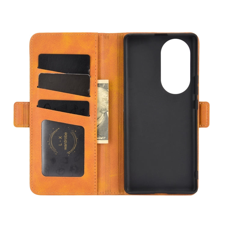 For Huawei nova 8 Pro 5G Dual-side Magnetic Buckle Horizontal Flip Leather Case with Holder & Card Slots & Wallet