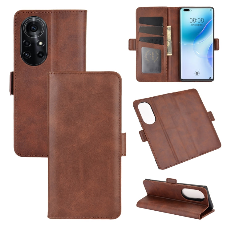 For Huawei nova 8 Pro 5G Dual-side Magnetic Buckle Horizontal Flip Leather Case with Holder & Card Slots & Wallet